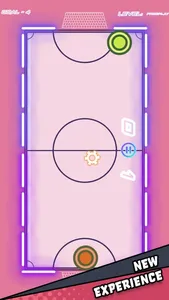 Air Hockey Glow HD Arcade 2D screenshot 1