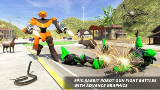 Funny Bunny Car Games screenshot 1