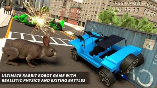 Funny Bunny Car Games screenshot 2