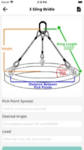 Sling Length Calculator screenshot 1