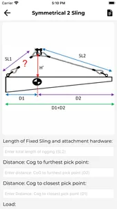 Sling Length Calculator screenshot 2