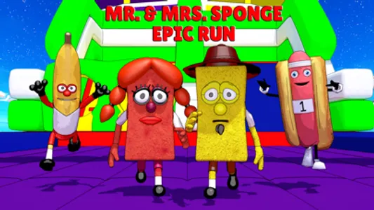 Mr. & Mrs. Sponge. Epic Run screenshot 0