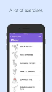 Workout Diary: Fitness screenshot 1