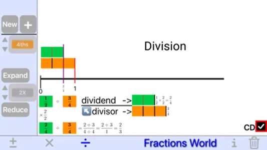 Fractions World screenshot 2