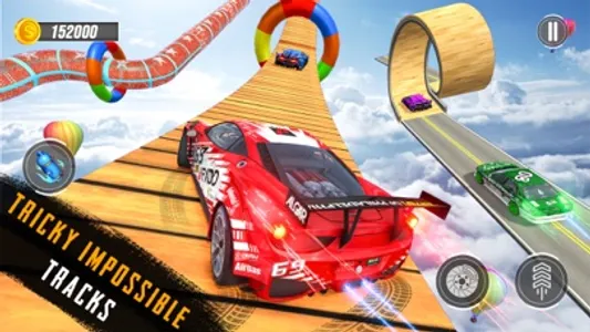 Muscle Car Stunts Mega Ramp 3D screenshot 0