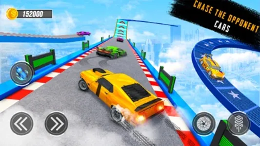 Muscle Car Stunts Mega Ramp 3D screenshot 2