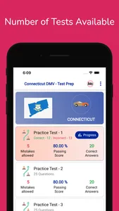 Connecticut DMV CT Permit Prep screenshot 2