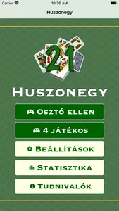 Huszonegy (magyar kártyával) screenshot 0