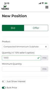 YAGRO Trading screenshot 0