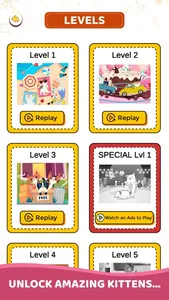 Cat game: Find different spots screenshot 2