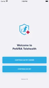 PetVRA Telehealth App screenshot 1