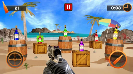 Bottle Shoot 3D Shooting Games screenshot 0