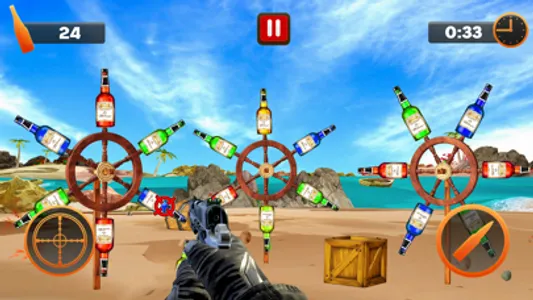 Bottle Shoot 3D Shooting Games screenshot 3