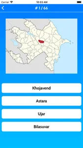 Azerbaijan Map Game screenshot 1