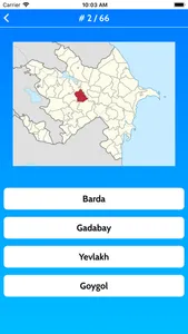 Azerbaijan Map Game screenshot 2