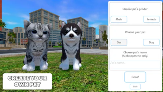 Cute Cat And Puppy World screenshot 1