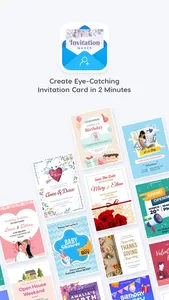 Invitation Card Maker - RSVP screenshot 0