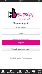 Broadway PAC screenshot 4