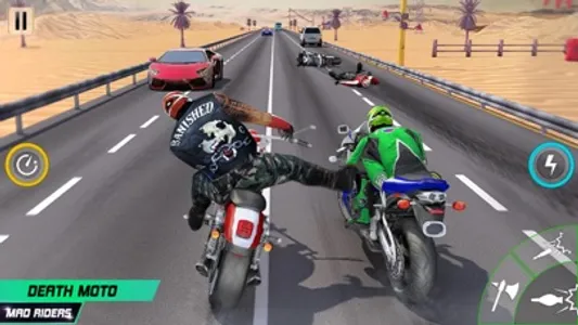 Death Moto: Road Shooting 3D screenshot 0