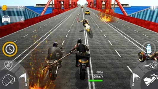 Death Moto: Road Shooting 3D screenshot 2