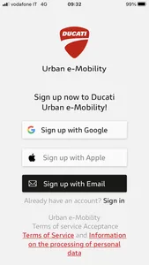 Ducati Urban e-Mobility screenshot 1