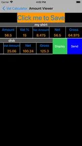 myVatCalc screenshot 3