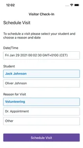 Visitor Check-In screenshot 2