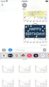 Birthday Letters Stickers screenshot 2