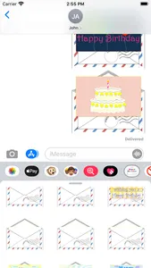 Birthday Letters Stickers screenshot 4