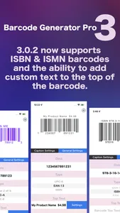 Barcode Generator Pro 3 screenshot 1