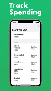 Expense Tracker: Itemized List screenshot 0