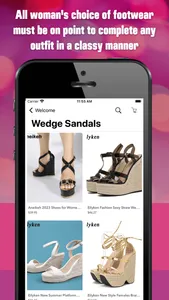 Women shoes fashion shop screenshot 2