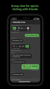 BetBuds - Betting Group Chat screenshot 0