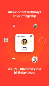 Birthday Reminder App & Widget screenshot 1