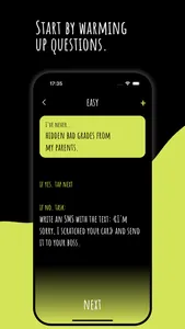 Never or Ever. Party game screenshot 1