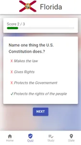 Ultimate US Citizenship Test screenshot 1