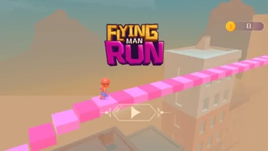 Flying Man Run screenshot 0