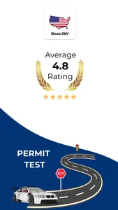 Illinois DMV Permit Practice screenshot 0