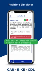 Illinois DMV Permit Practice screenshot 1