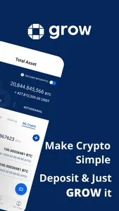 GROW - Make Crypto Simple screenshot 1