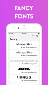 Fancy – Fonts for Stories screenshot 0