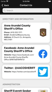 Anne Arundel County Sheriff screenshot 2