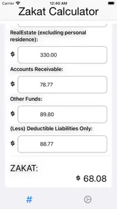 Zakat Calculator by dnzh screenshot 4