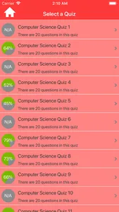 Computer Science Quizzes screenshot 1