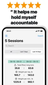 Ironotes: Simple Workout Log screenshot 3