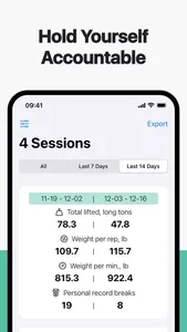 Simple Workout Log - IRONOTES screenshot 5