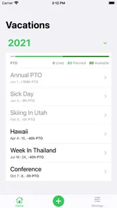 Vacation Planner & PTO Tracker screenshot 0