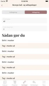 Min strikkejournal screenshot 4