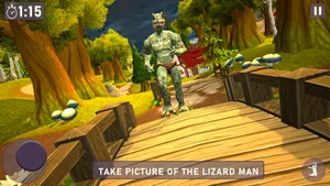 Scary Lizard Monster Man 3D screenshot 3