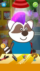 Hair Salon Hippo Fun Game screenshot 1